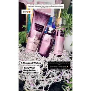 Bath and Body gifts sets - Body wash, body Lotion, Body Cream, Fragrance Mist Spray Cosmetics Aroma