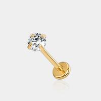 Prong  CZ Gold
