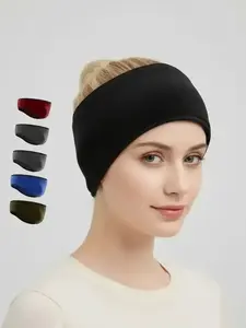 Winter Fleece Ear Warmer Headband, Headband for Camping, Soft Comfortable Windproof, Ideal for Skiing Running Cycling Outdoor Sports, Keep Ears Warm