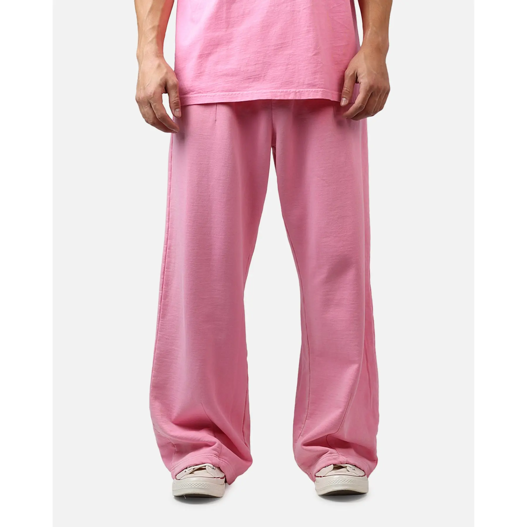 American Thrift Wide Leg Pants Washed Pink