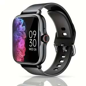 New Touch Screen Smart Watch Sports Bracelet HD Call & Fitness Tracking Step Calorie Music Reminder 100+ Functions Wireless Android iOS Black Apricot Medical Wearable