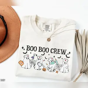 Halloween Nurse Sweatshirt Nurse Shirt Halloween Nursing Sweatshirt Cute Nursing Student Hoodie Er Hoodied Everyday Cotton Sweaters