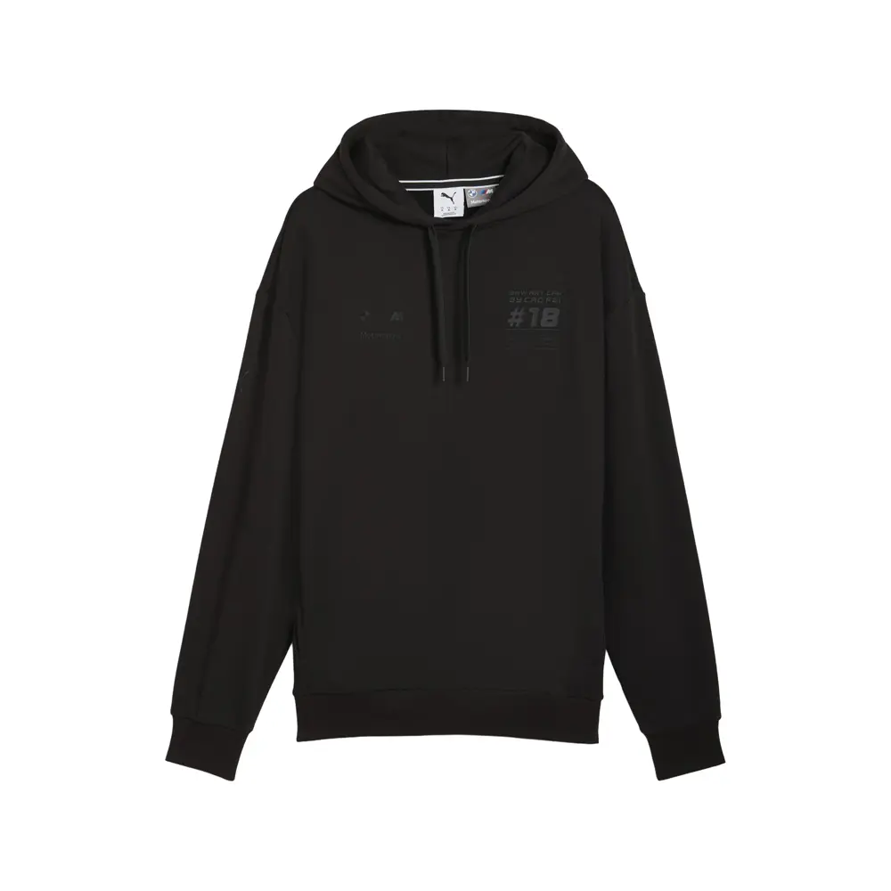 PUMA Mens Bmw M Motorsport Cao Fei Racer Hoodie Casual Outerwear Casual - Black