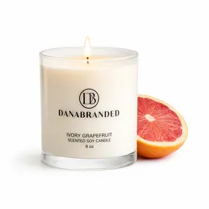 Ivory Grapefruit Luxurious Candle