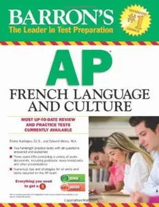 USED-Barron's AP French Language and Culture with Audio CDs by Eliane Kurbegov Ed.S. (Paperback)