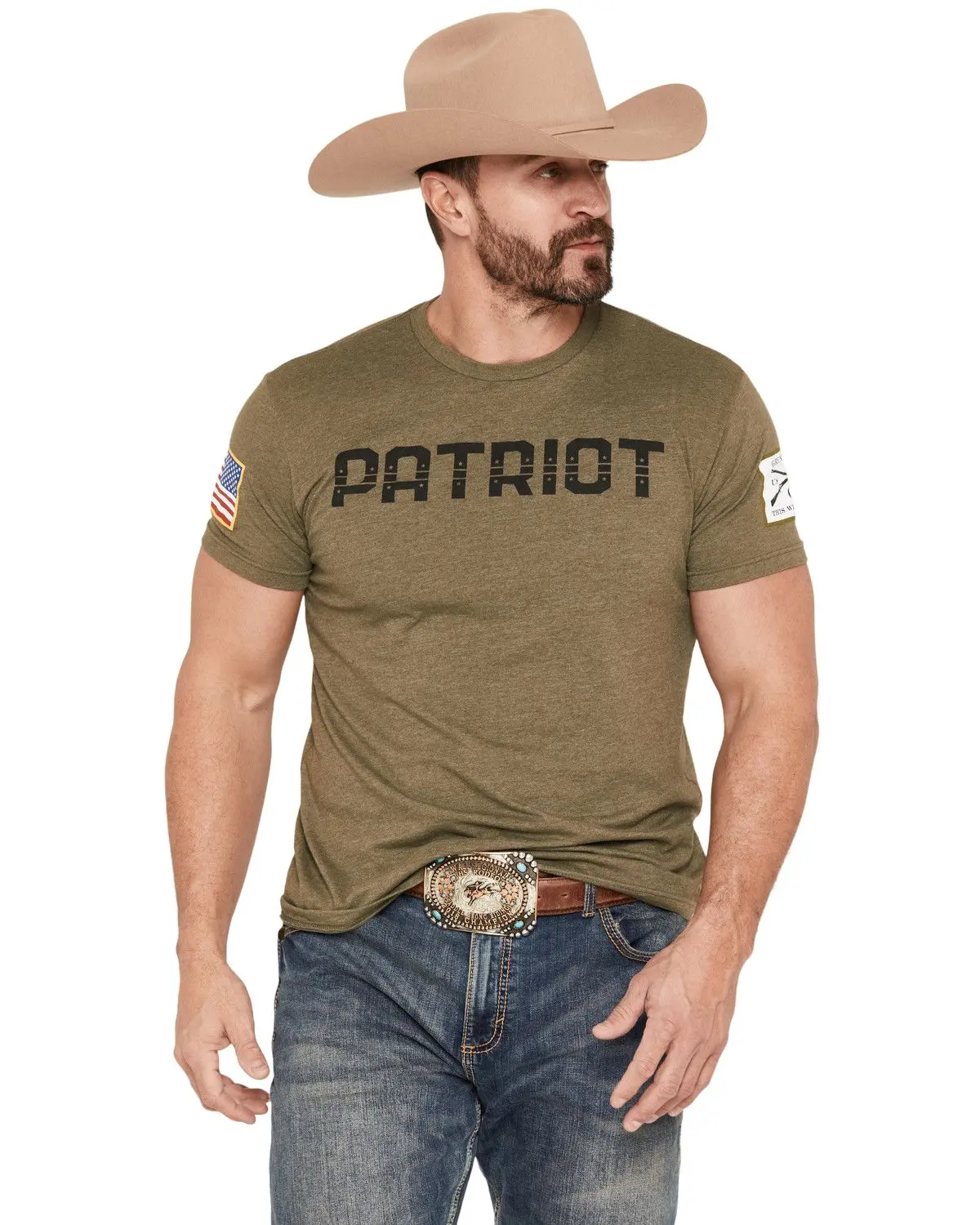 Grunt Style Men's Men'S Patriot Short Sleeve Graphic T-Shirt - Gs7686