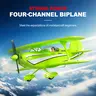 XKS A310 Unisex 3D Brushless Remote Control Aircraft Trainer - 12+ Years, Aviation Enthusiasts, Beginner-Friendly, Auto Return, Anti-Lost System, Detachable Realistic Wings, 12 Min Flight Time, Includes Remote, Christmas Gift Toy
