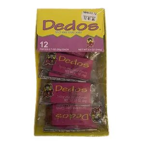 Dedos spicy and sour candy | INDY | 12 count | candy
