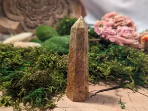 Mexican Agate Crazy Lace Jasper Tower Natural Stone Mineral Specimen Point Wand Healing Crystal Generator Obelisk Polished Free Standing