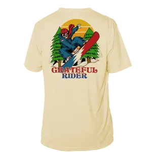 Grateful Rider Snowboarder Short Sleeve UV Shirt