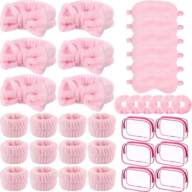 74Pcs Prizes for Game WinnersBaby Shower Favors Gifts includingHeadband Hair Brush Jewelry Box with GiftBag for wed Game Prizes Wedding BridalShower Favors (6Set)