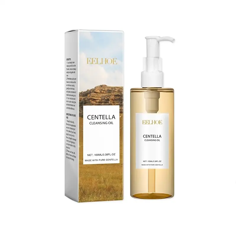EELHOE Centella Light Cleansing Oil, Refreshing and Gentle Makeup Remover for Face and Lips, Eye and Lip Makeup Remover Liquid, Hypoallergenic Makeup Remover, Oil Cleanser