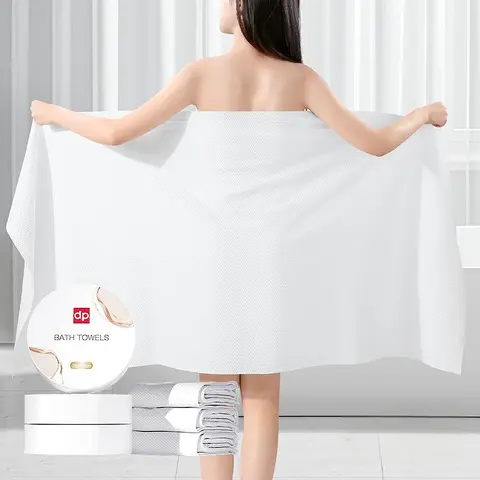 10-Piece Disposable Bath Sheets, Thickened Enlarged, Independently Packed, for Business Trips & Resort Hotels, Bathroom Supplies, 70*140cm