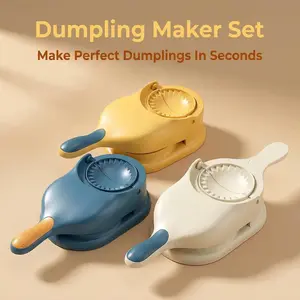 2 in 1 Dumpling Maker, Baking Pastry Pressing, Manual Dough Press Maker, Household Kitchen Supplies, for Empanada, Ravioli, Pierogi, Hand Pie, Jamaican Beef Patties