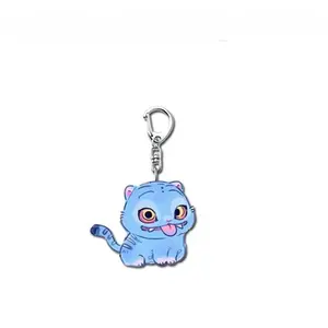 Anime Girl Group Acrylic Keychain, Secondary Dimension Pendant, Backpack Accessory, Student Gift, Anime Merchandise, Cute Design