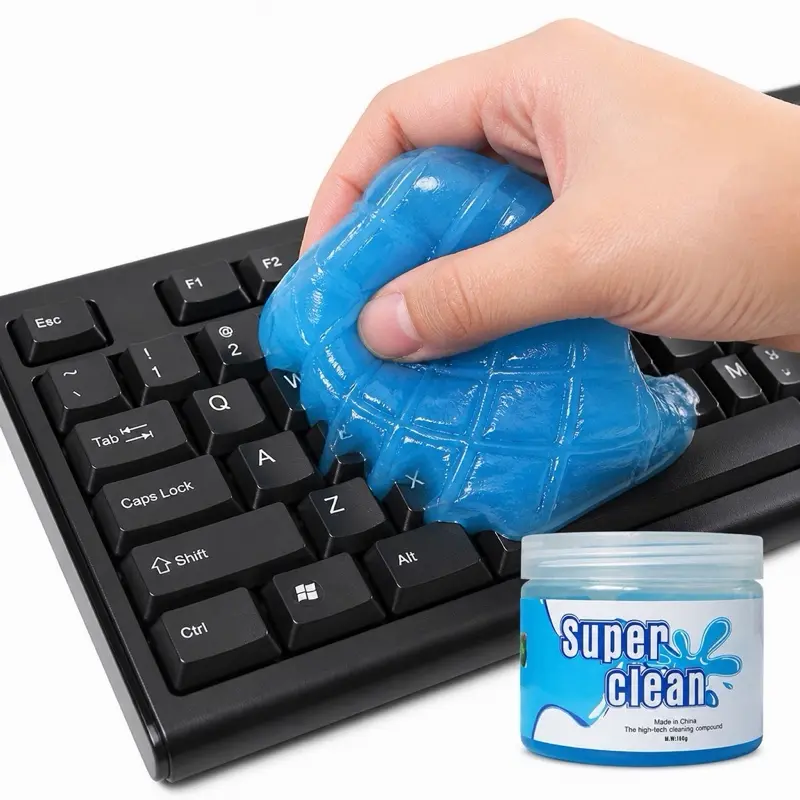 Car Cleaning Gel - Universal Detailing Slime for Car Dashboard, AC Vents, Interior & Keyboard - Dust Dirt Remover