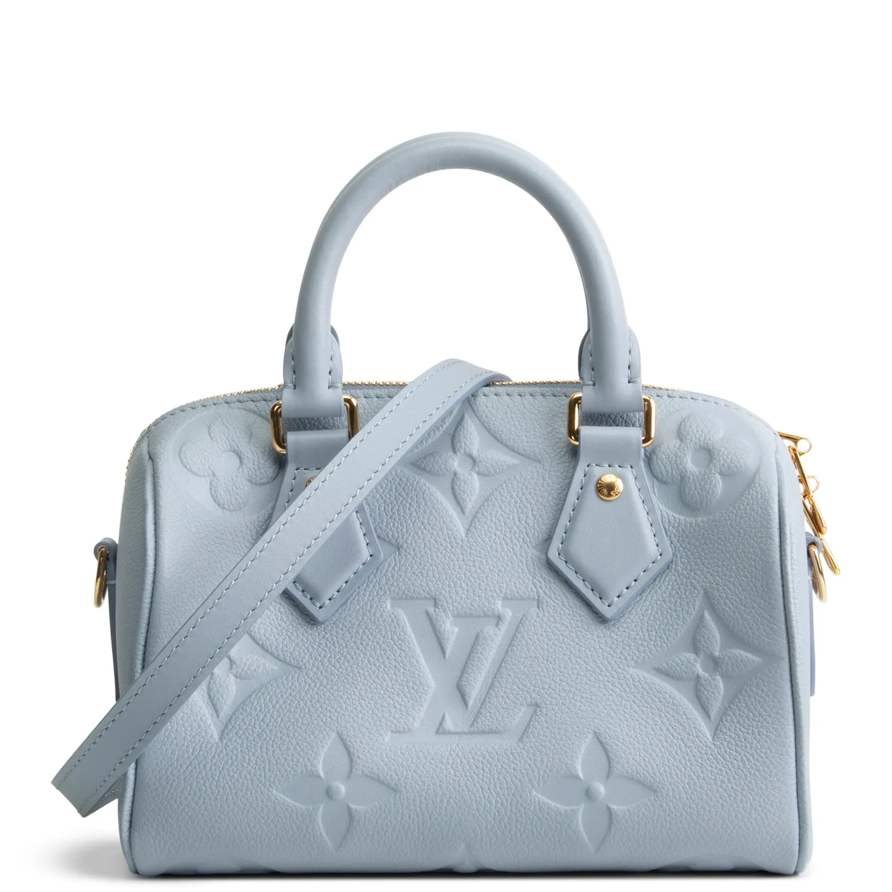 Pre-owned Louis Vuitton Monogram Empreinte Leather Crossbody Bags Giant Monogram Empreinte Speedy 20