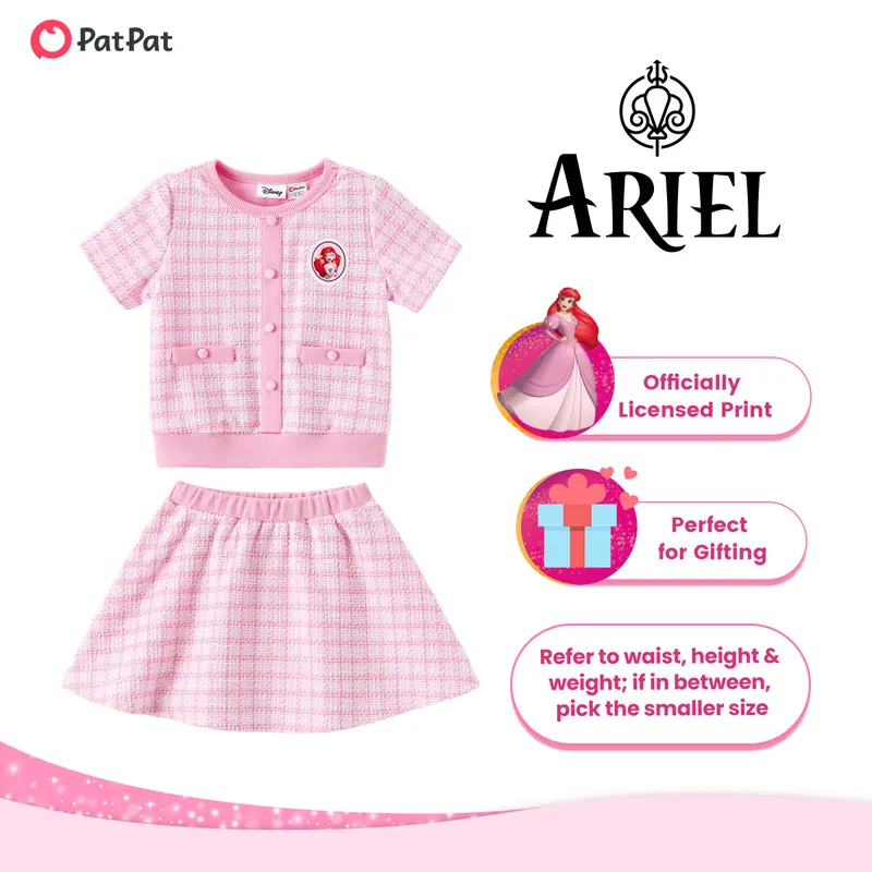 PatPat Toddler Girls' Crew Neck Princess Print Tutu Sundress - Toddler Dresses with Soft Stretchy 98% Polyester 2% Spandex Fabric, Adjustable Straps, 3 Years Casual Party Outfit (Live Auction)