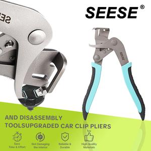 【DealsForYouDays】SEESE Auto Fastener Clip Removal Pliers- Heavy-Duty Metal Quick-Release Tool,  Efficient Multi-Functional Car Stuff, Easy to Remove Without Damage