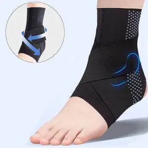 1PCS Elastic Ankle Brace for Women & Men - Thin Lightweight Silky Compression Sleeves with Wraps for Sports, Running Ankle Compression Cuff Ankle Protective Compression