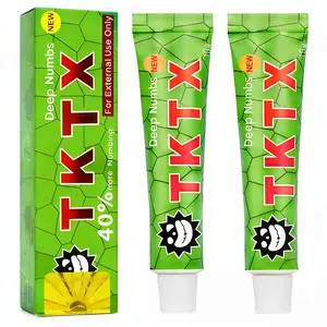 TKTX Tattoo Numbing Cream | 40% Very Strong | Tattoos | Laser Removal | Waxing | Eyebrow Threading | Cosmetic Cream 10g.