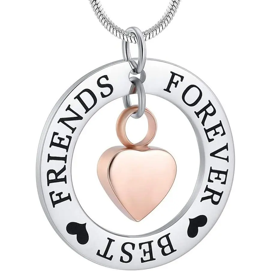Cremation Jewelry Urn Necklace for Ashes Heart Keepsake Urn Pendant Memorial Ash Jewelry for Women Men