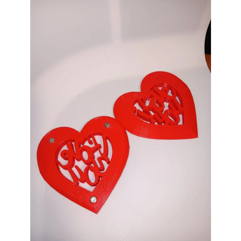 I Love You Heart Magnet Red $6 - Perfect for Valentine's Day Decorations and Gifts