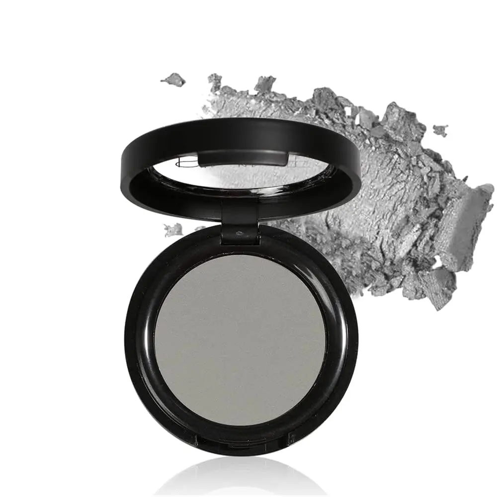 Hypoallergenic Pressed Eyeshadow Powder in Matte Grey, High-Pigment & Longwear Cosmetic for Sensitive Eyes, 0.1oz, Beauty Products, Makeup, Non Toxic