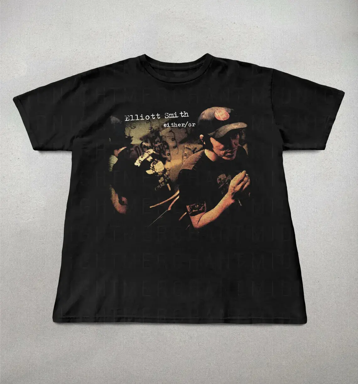 Elliott Smith Either/Or T-Shirt, Indie Folk Shirt, Retro 90s Graphic T-Shirt, Elliott Smith Graphic T-Shirt, Trendy Shirts, Alt-Rock T-Shirt, 90s Band T-Shirt