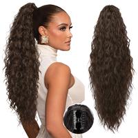 12C# Medium Brown Claw Clip Ponytail