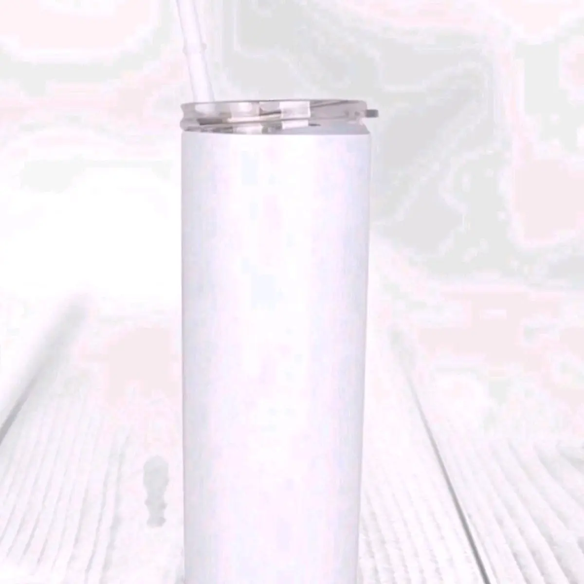 5 pack Includes (5) 20 oz Stainless Steel Skinny Tumblers- Pick your images in the live; Includes lid and Straw Bottle Drinkware