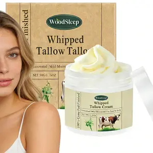 Beef Tallow for Skin, Beef Tallow, Grass Fed Beef Tallow, Whipped Beef Tallow for Face Moisturizer for All Purpose Tallow Balm