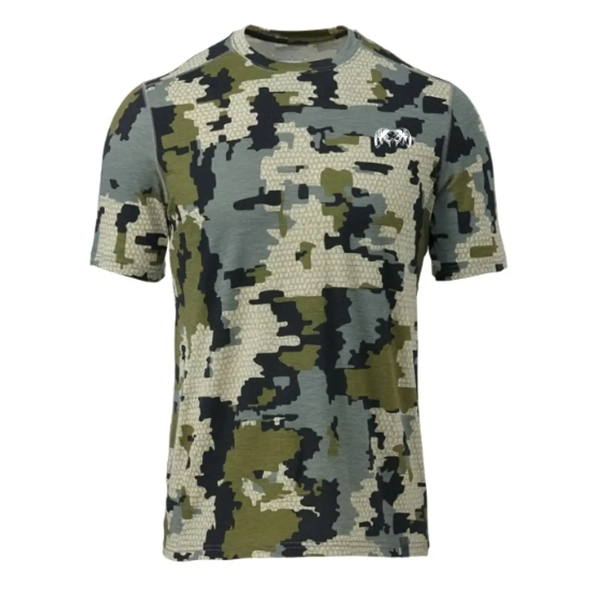 KUIU Pixel Camo Hunting T Shirt, Digital Camo Graphic Tee, Tactical Camouflage T Shirt, Deer Hunting Apparel, Outdoor Sportsman Tee, Woodland Hunting Clothing, Performance Hunting Shirt, Hiking Camping Graphic Tee, Hunter Gift for Men