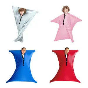 Solid Color Human Body Sensory Socks,1 Count Creative Human Body Sock for Ladies, Role-Playing Dress-Up Costume Prop, Party Costume Accessory, Womenswear,Full Body Stretch Costume