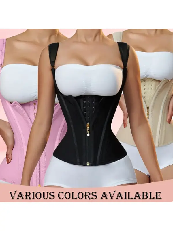 Women's Waist Shaper Girdle - Adjustable Shoulder Straps, Compression Fit, Workout Womenswear Shapewear Belt