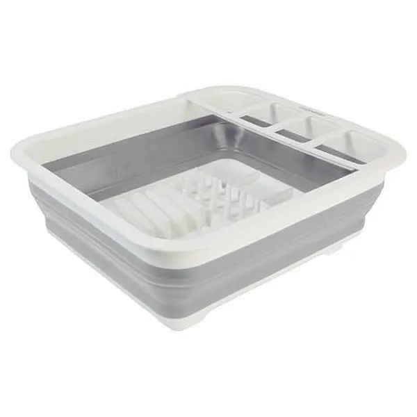 Joy Mangano Joy CleanBoss Collapsible Dish Rack Drying Sink System Joy Mangano Joy CleanBoss Collapsible Dish Rack Drying Sink System