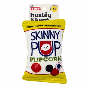 H&K Dog TinyTuff SKINNY PUP CORN DOG PLUSH TOY