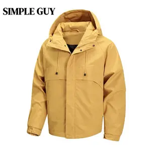 Spring New Men’s Softshell Jacket — Best‑Selling Cargo Hooded Jacket, Bad‑Boy Style, Suitable for Spring/Autumn, Youth Top