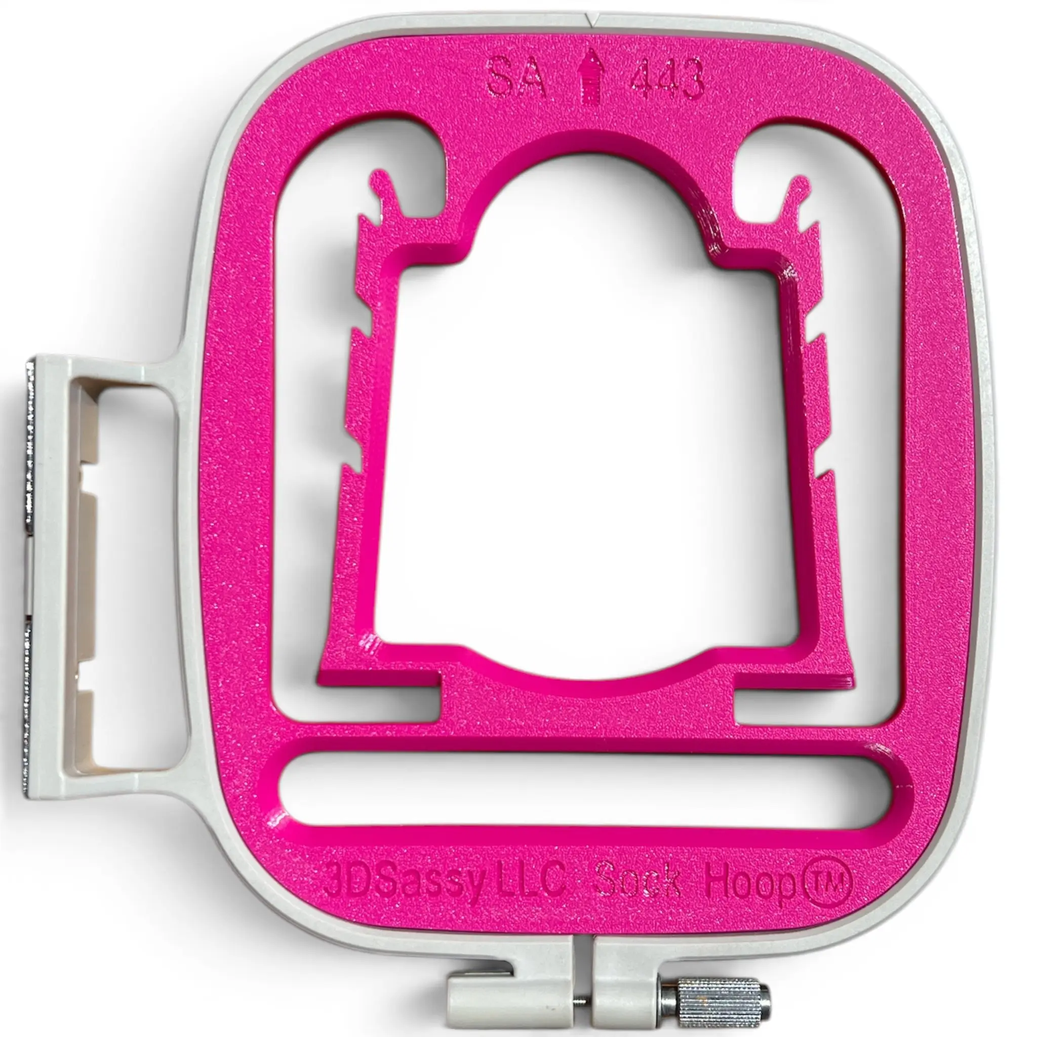 Sock Hoop Insert: Brother/Baby Lock 4x4 (100X100mm) SA443 Embroidery Tool DIY Gifts Sock Hoop Insert: Brother/Baby Lock 4x4 (100X100mm) SA443 Embroidery Tool DIY Gifts