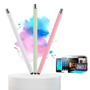 3 in 1 Stylus & Ballpoint Pen, High Sensitivity Capacitive Stylus with Transparent Disc Tip & Rubber Tip, Retractable Ballpoint Pen for Paper, Compatible with iPad iPhone Nintendo Switch Tablets Samsung Galaxy Universal Touchscreen Devices