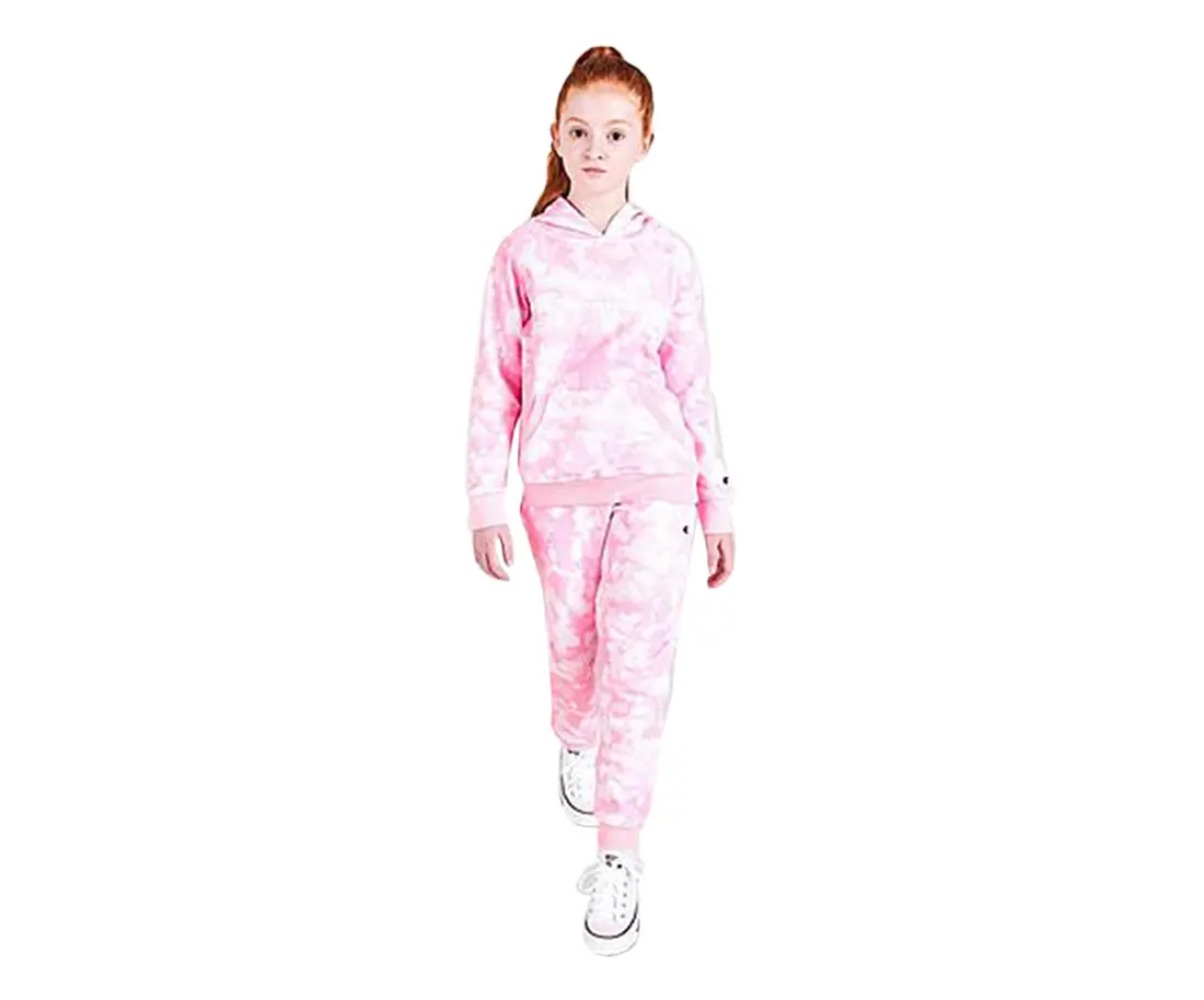Champion Tie Dye AOP PO Girls Clothing Set