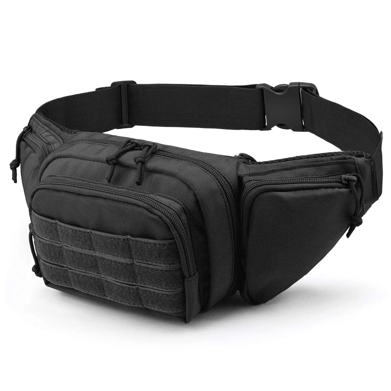 Men's Adjustable Fanny Pack Gun Holster - Fit Handguns, with Zippered Pockets, Hip Pouch for Outdoor Hunting, Workout