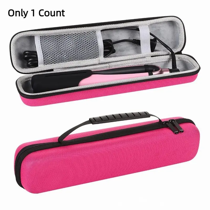 Hard Travel Bag for Hair Straightener Styling Curling Styler, 1 Count Waterproof & Drop-proof Hair Straightener Travel Case, Sports Storage Bag for Vacation