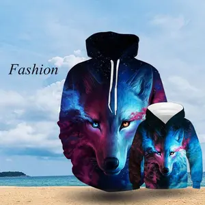 Wolf Printed Hoodies