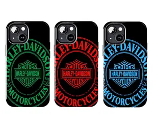 Multicolor Motorcycle Harley Themed Phone Case Protection, Shockproof, Anti-Drop, Anti-Fingerprint For IPhone 17-11, Pro Max, Pro Plus, and Samsung S26-22 Protection Safety