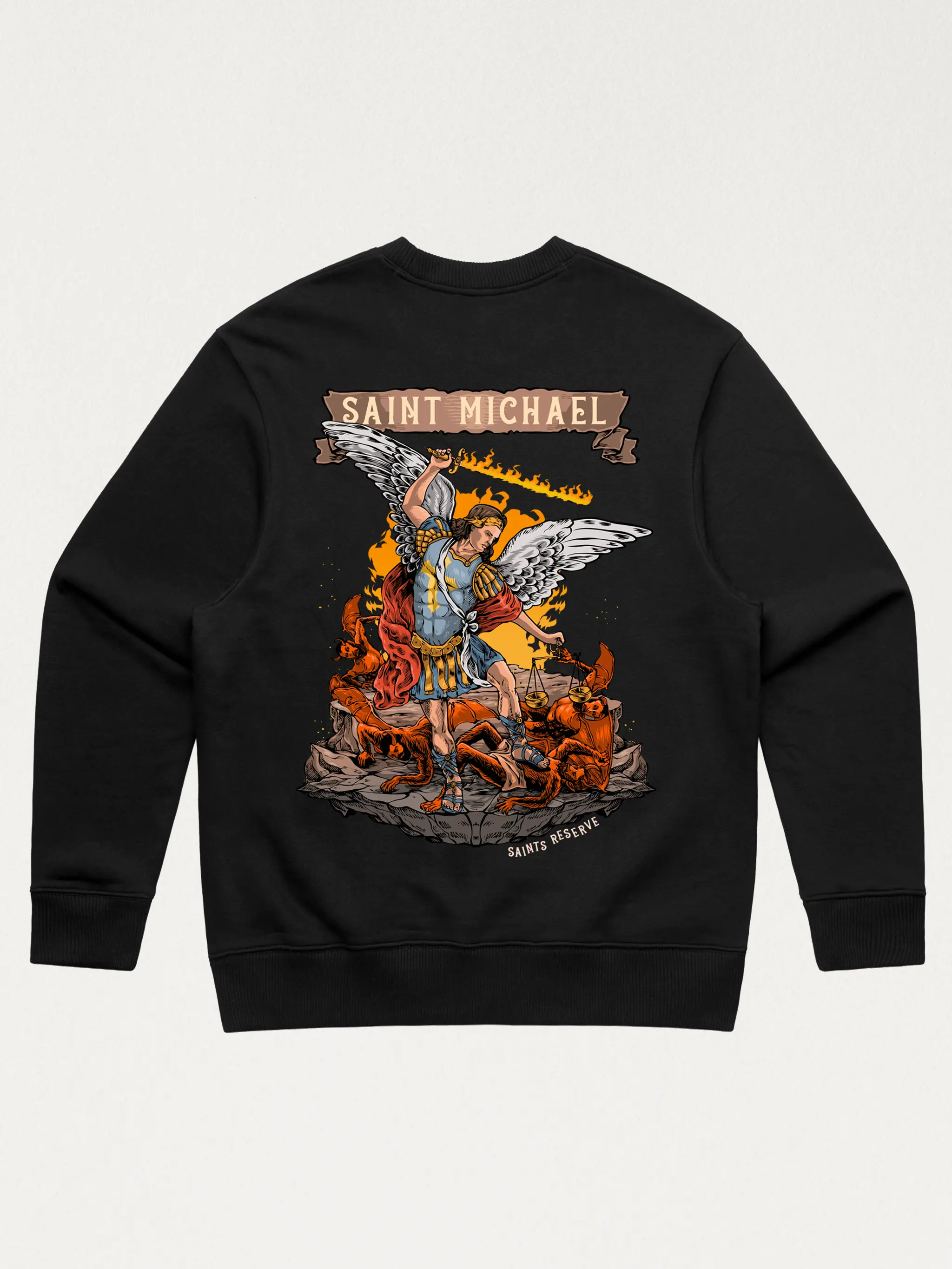 Saint Michael the Archangel Crewneck