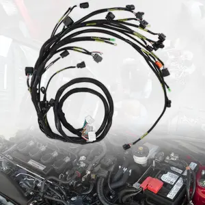 K20/K24 K-Series Tucked Engine Wiring Harness Compatible with Honda/Acura K-Swap - Compatible with Integra CRX EK EG, 02-04 RSX Type S&Base, 01-05 Civic Si EP3