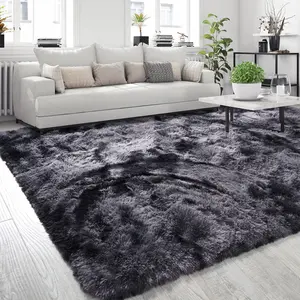 RUNIA Premium Fluffy Bedroom Rug - Big Soft Washable Non-Slip Carpet for Living Room, Nursery, and Indoor Spaces, Adds Comfort and Style to Your Home Decor, Perfect Rug Choice