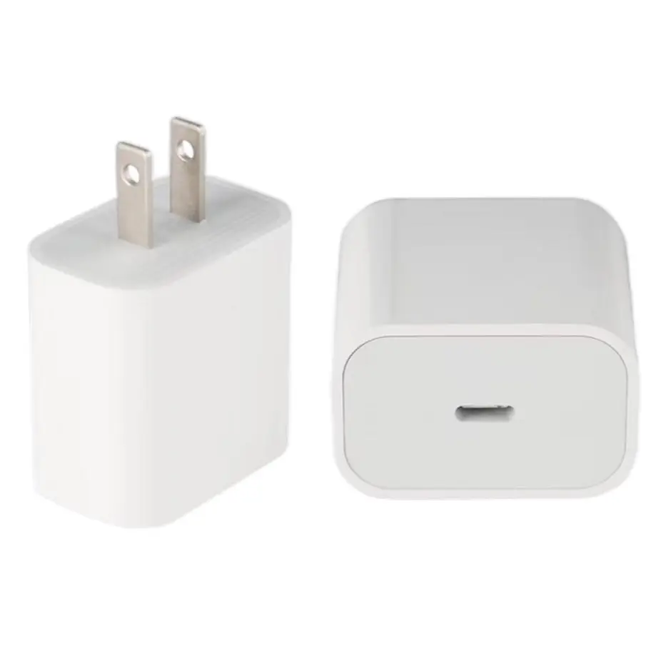 USB-C 20W Power Adapter Charger for iPhone 11 to 14 Series/ SE (2020)/ iPad (High Quality Retail Package) - White Charging Game