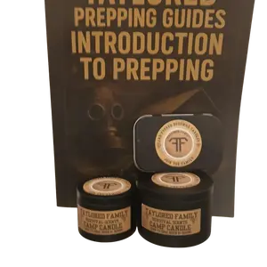 Taylored Family Camp Candle ️ 2.7 oz Altoid Tin 4 oz 8 oz Woody Coconut Cherry Ornaments Room Decoration with Unique Wick Design for Reliable Burn